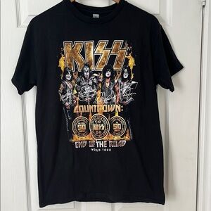 KISS Band Graphic Black T-Shirt